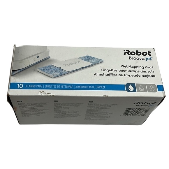 iRobot Braava Jet Wet Mopping Replacement Pads 10 Count Sealed - Picture 1 of 5